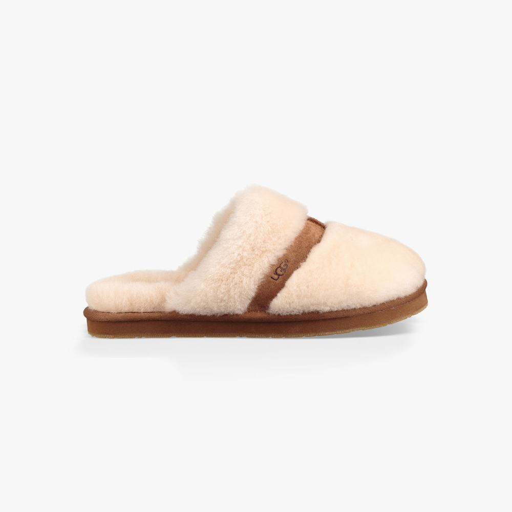 Chausson UGG Dalla Femme Beige Soldes 739BASRU